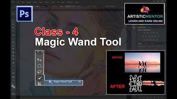 Adobe Photoshop for Beginners | Magic Wand Tool | Class 4 Urdu / Hindi