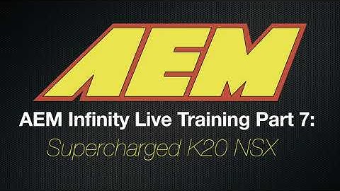 AEM Infinity Live Training: K20 Supercharged NSX Part 7 | Evans Performance Academy