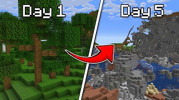 Minecraft But A Random Block Type Disappears Every Second