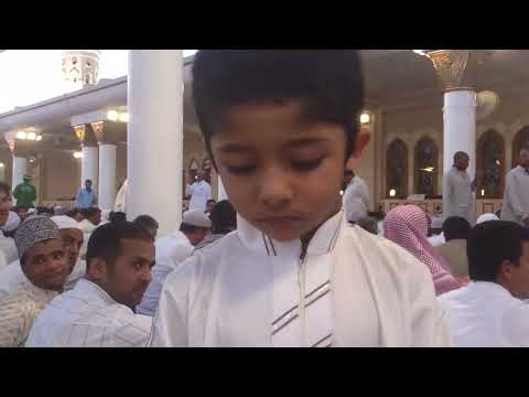 Medine-i Münevvere'de bir Ramazan Bayramı sabahı tekbirler ve coşkulu Müslümanlar Heyecan dorukta