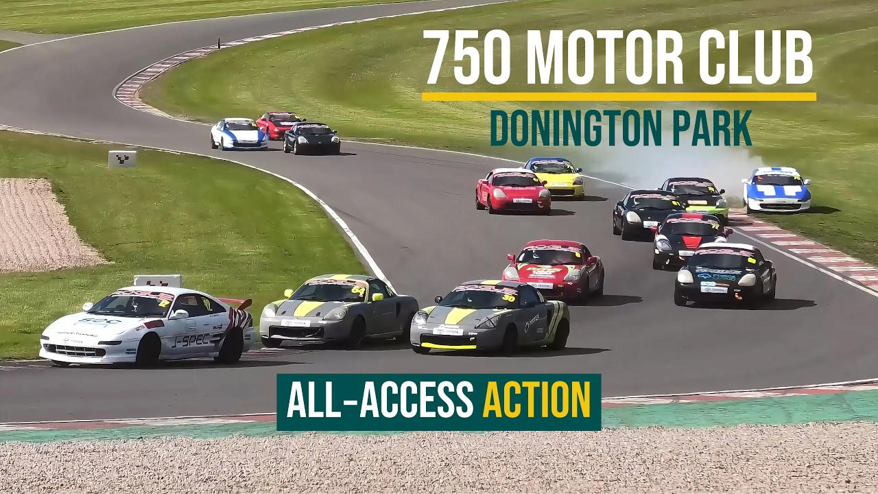 “Trackside Action at Donington Park | 750 Motor Club Race Day - YouTube