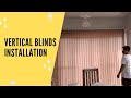 Vlog #3 // How to Install Korean Blinds ** Vertical Fabric Blinds // Johann's Window Decors