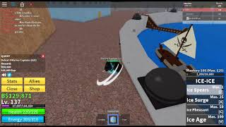 Showcase Hie/Ice Fruit Blox Piece