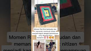 momen Ricis berkuda dan memanah,kereeenn❗❗😍😍 #viral #artishariini #shorts
