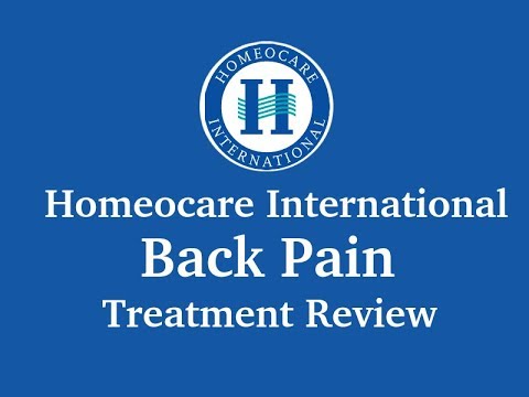 Reviews of Homeocare International | Back Pain Treatment