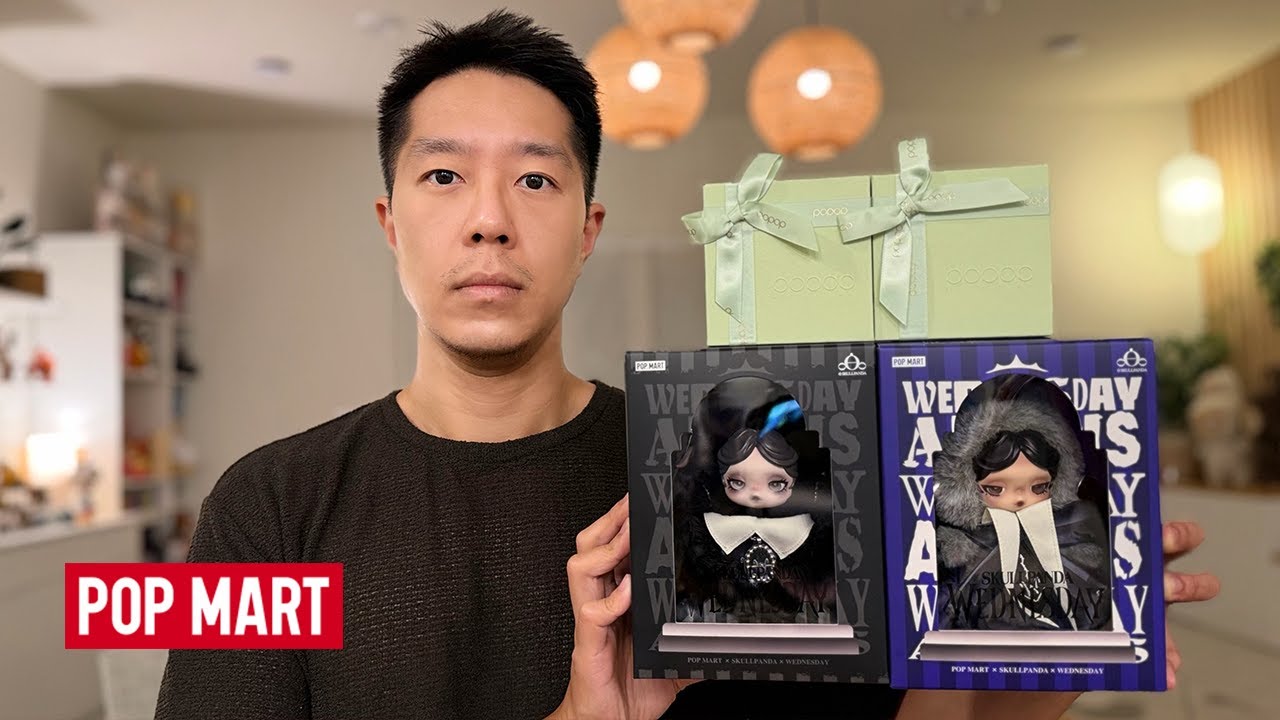 US EXCLUSIVE SKULLPANDA x WEDNESDAY & POP MART POPOP JEWELRY