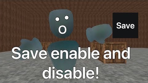 How to add saving enable and disable to your gorilla tag fan game!