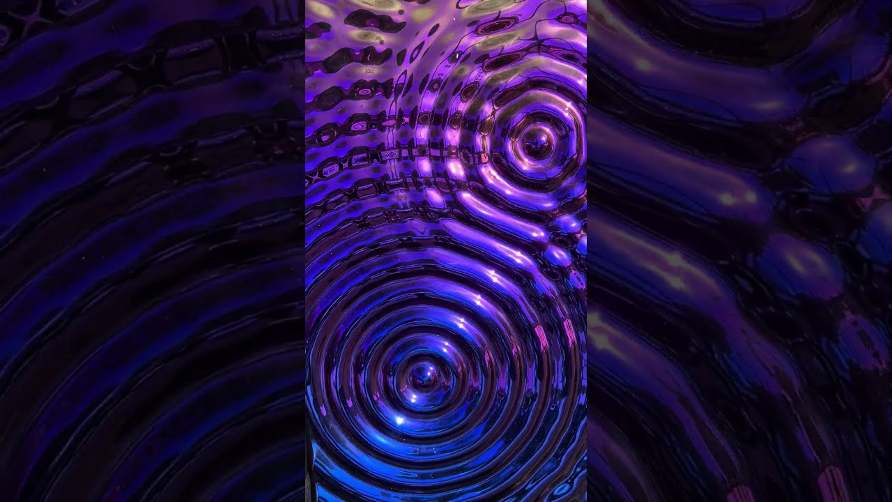 The Interference Mural – Luxury Reflecrive Glass Wall Art 