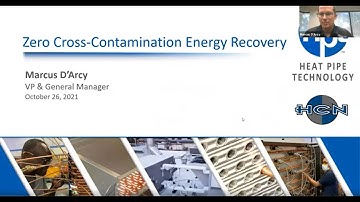 Energy Recovery with Zero Cross-Contamination Webinar October 26th, 2021