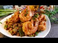 So So Good! Sichuan Spicy Prawns w/ Chinese Leeks 四川虾炒大蒜 Easy Chinese Stir Fry Shrimp Recipe 哈哈大算