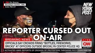 Man curses out CNN reporter while she’s live on air | New York Post