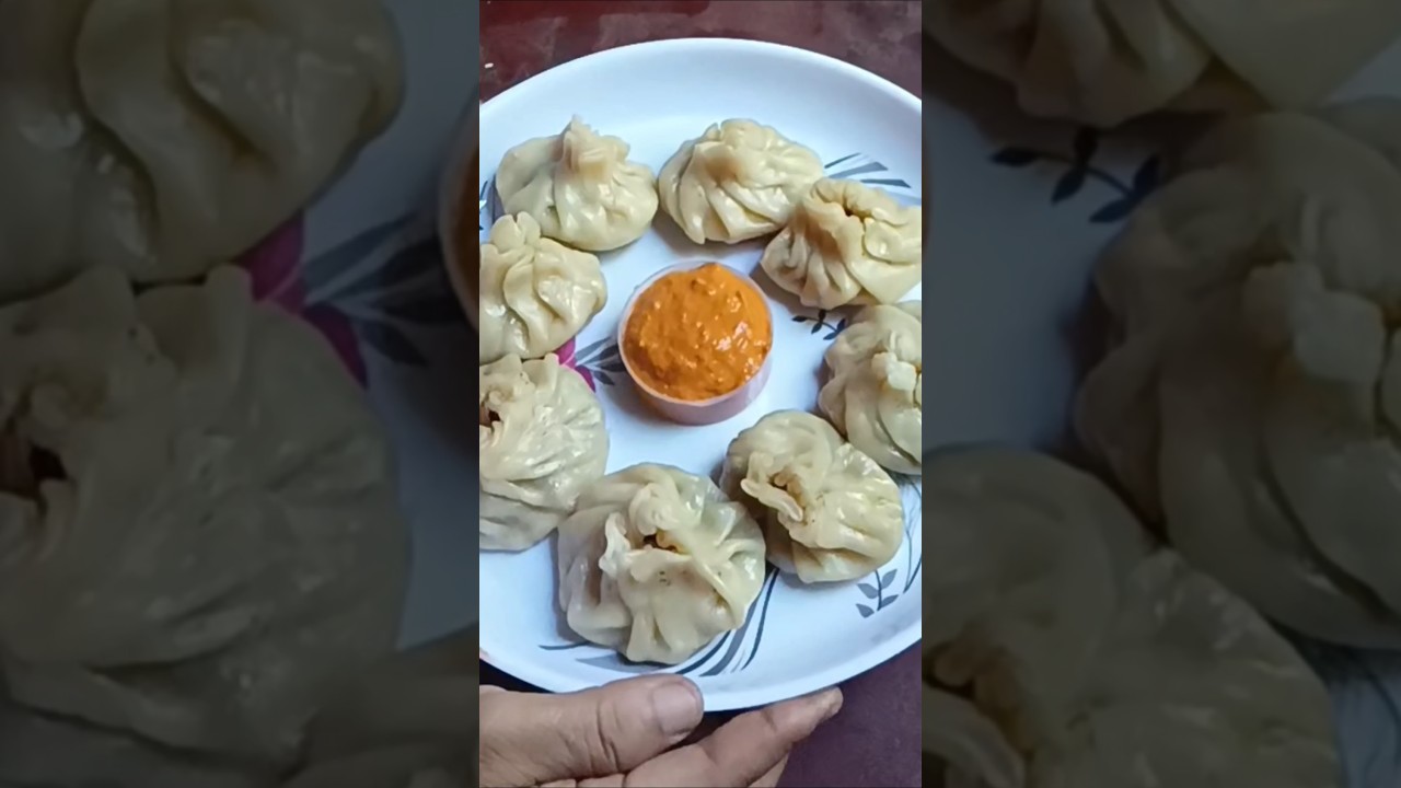 Boiled egg momos 🤤 