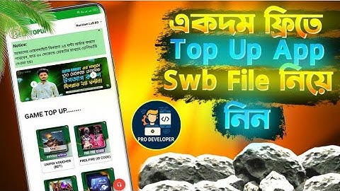 How To Make Free Fire Diamond Top Up App 😱 | Free Swb Project Diamond Top Up App 2025 😍