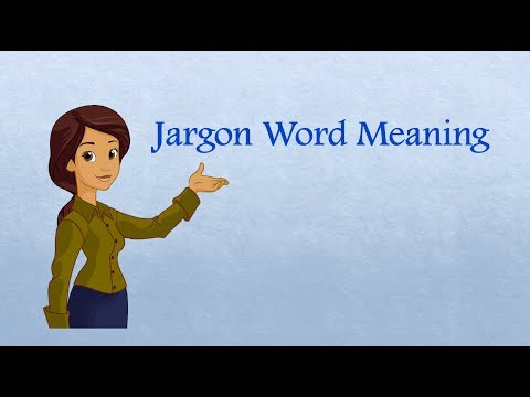 Video: Hvad er jargon og giv eksempler?