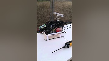 T-Rex 700N DFC First Start with OS GT15HZ Gasser Engine