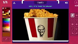 Very Realistic Kfc Drawing In Gartic Phone