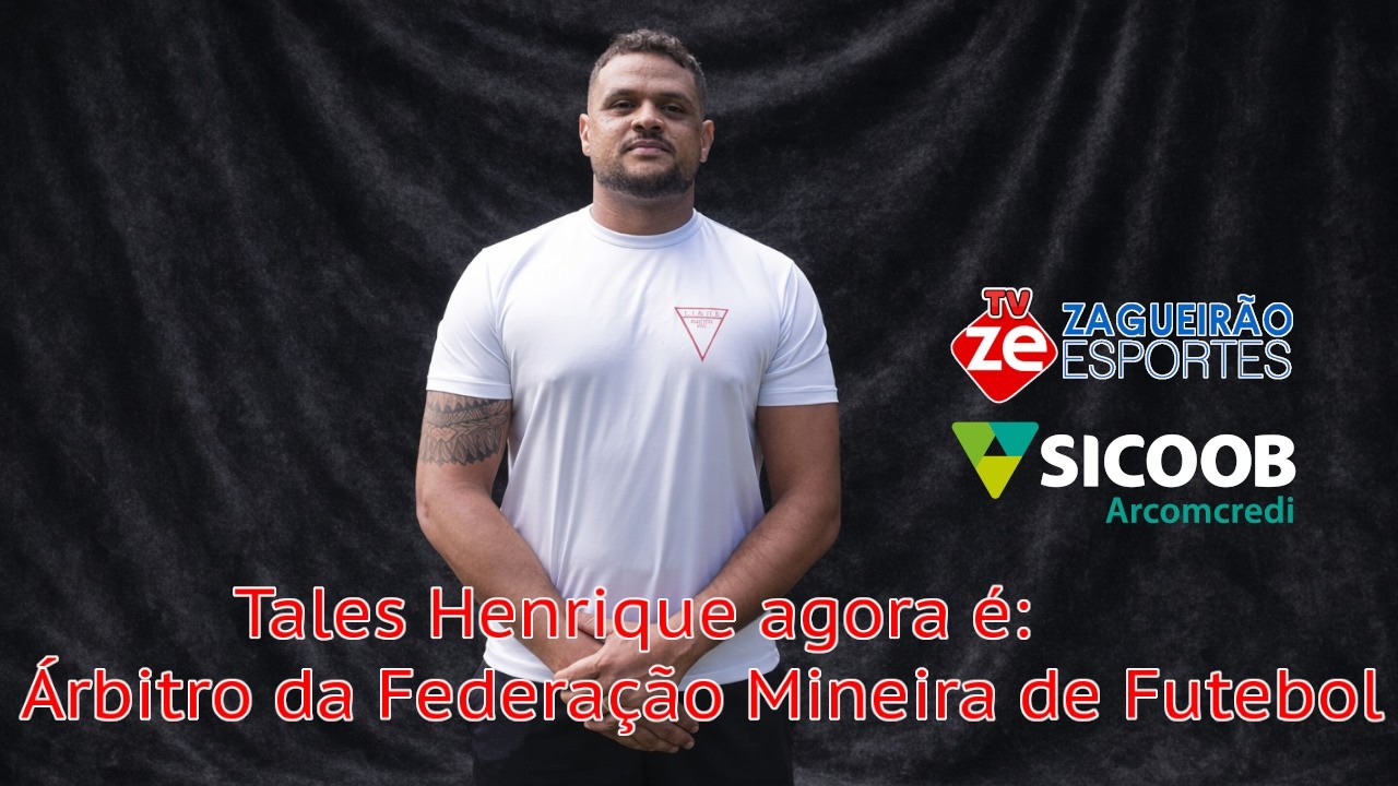Tales Henrique representa Arcos como Árbitro na Federação Mineira de Futebol