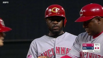 CIN@STL: Phillips knots score at 1 with an RBI single