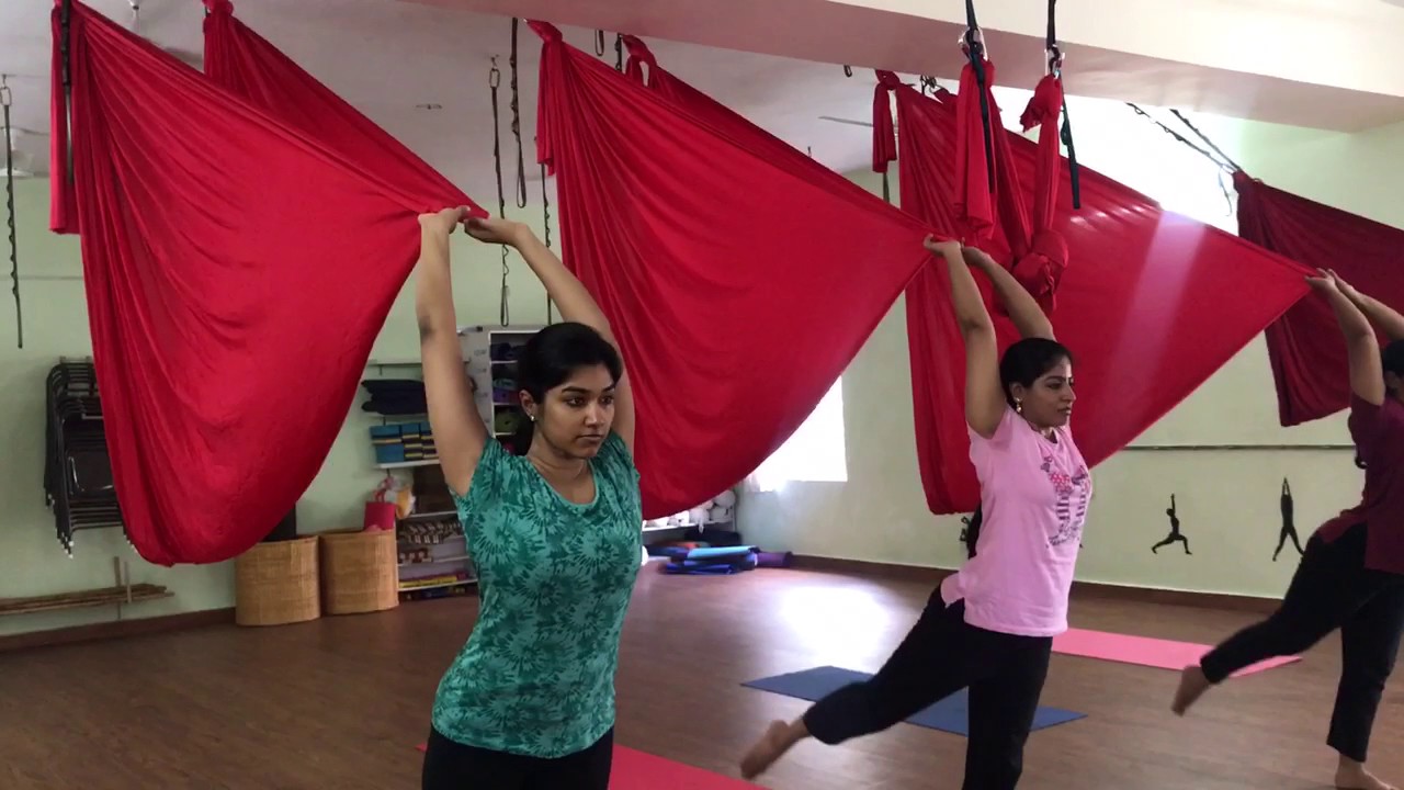 Aerial Yoga - YouTube