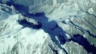 Alpes, Mont-Blanc vues du ciel