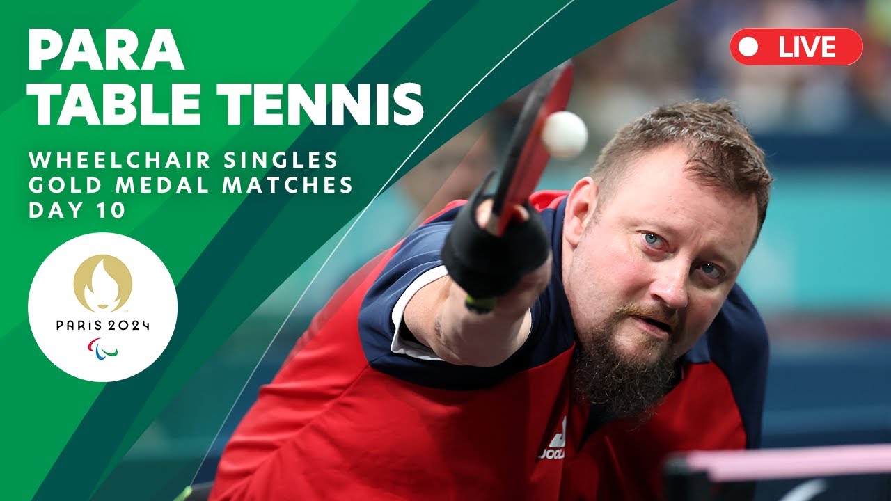 Para Table Tennis - Wheelchair Singles Gold Medal Matches | Day 10 | Paris 2024 Paralympics