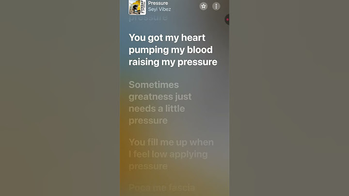 Seyi Vibez - Pressure Lyrics #shortvideo #seyivibes #pressure
