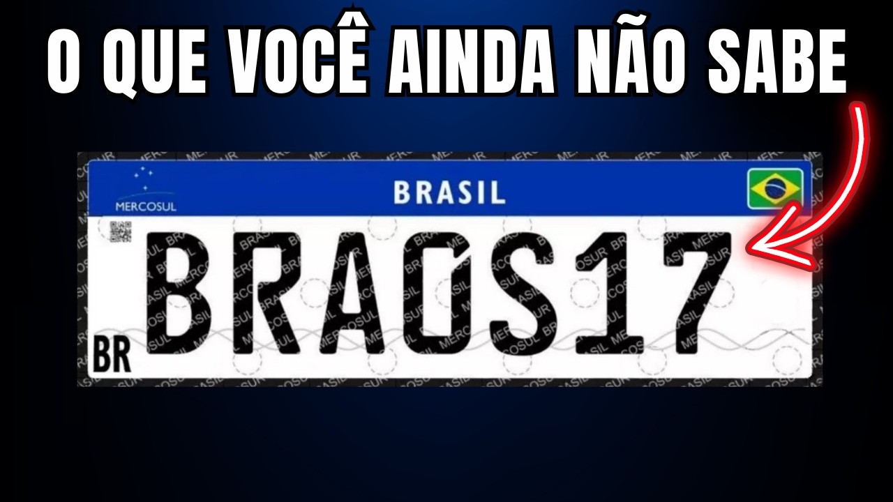 Tire TODAS AS DÚVIDAS sobre a PLACA MERCOSUL | ATENÇÃO, é importante saber disso | 📺309