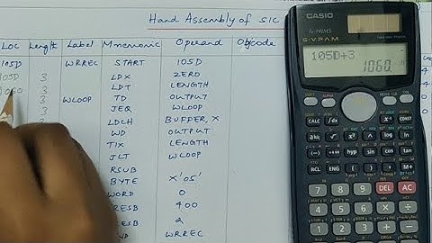 object program SIC/XE