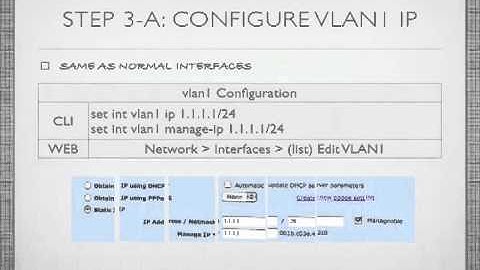 CJFV-12 - Juniper ScreenOS Configuring Transparent Mode