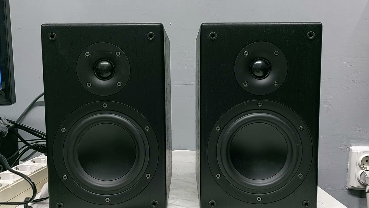 Denon SC f107. loudspeakers. test - YouTube