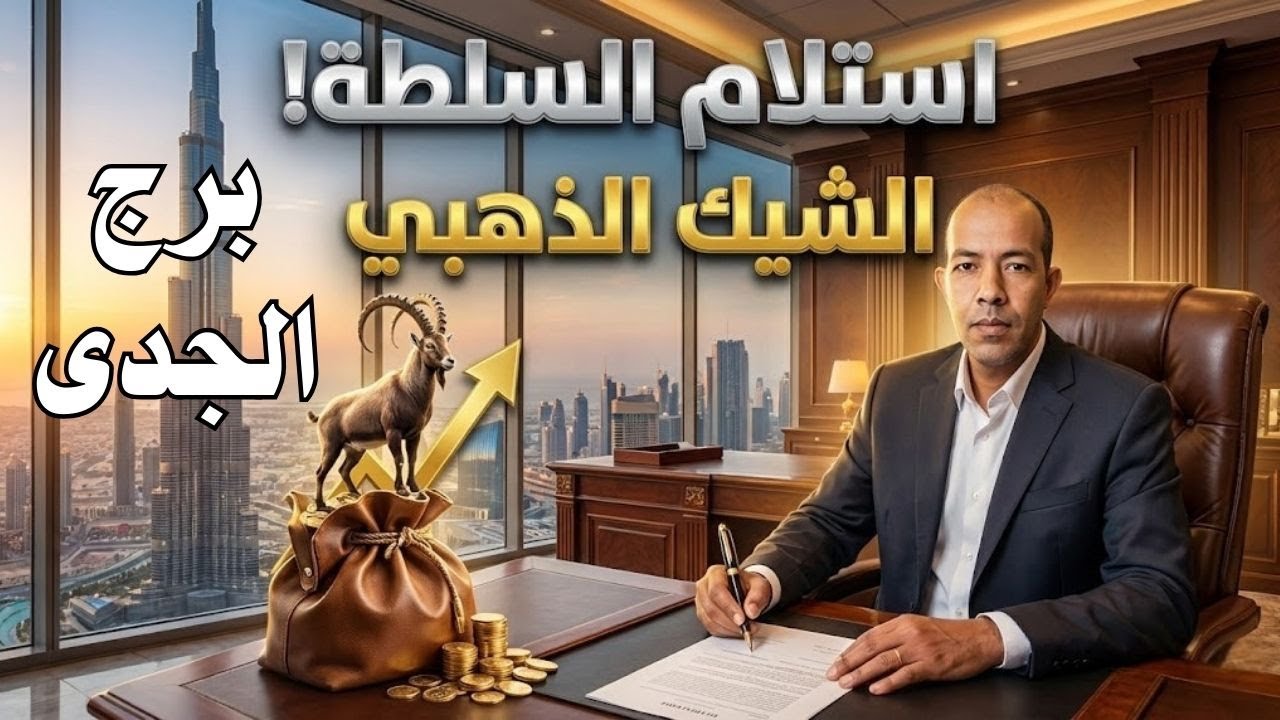 ♑ برج الجدي (14-21 فبراير): الشيك الذهبي والسلطة المطلقة! 💰 استلام منصب قيادي وسقوط 