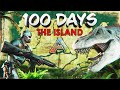 I spent 100 days in ark the island heres what happened