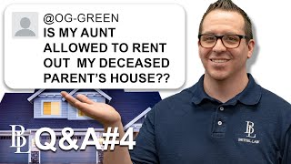 Is My Aunt Allowed to Rent out my Deceased Parent s House