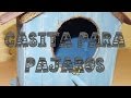 Casita para pájaros hecha con palitos || La Casita de Gominolas