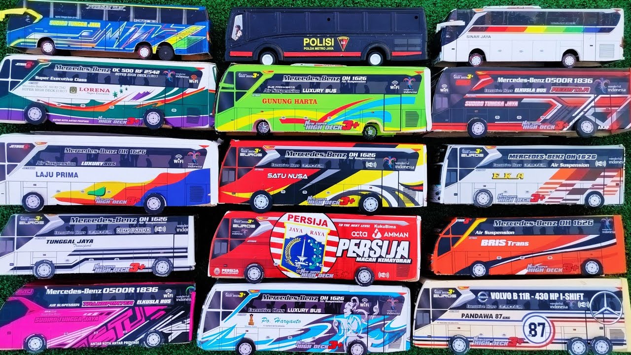 BUS PANDAWA 87, bus satu nusa, bus gunung harta, bus STJ Draka, bus cepat Eka, laju prima, Lorena