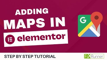 How To Add A MAP In WordPress With Elementor
