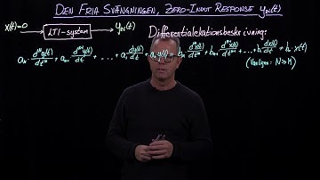 Differentialekvationsbeskrivning av LTI-system samt beräkning av dess zero-input response yzi(t)