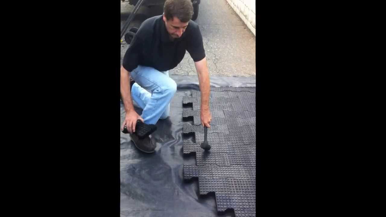 Roll-Tech Pavers Installation and testing video