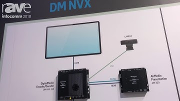 InfoComm 2018: Crestron Showcases DM-NVX-350 Encoder/Decoder With USB 2.0 Routing