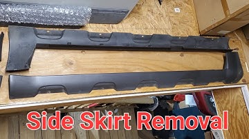 Vue Rocker panel / Side skirt Removal (04 Saturn VUE Project)