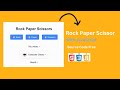 Build a Rock Paper Scissors Game with HTML, CSS, and JavaScript | Beginner's Tutorial