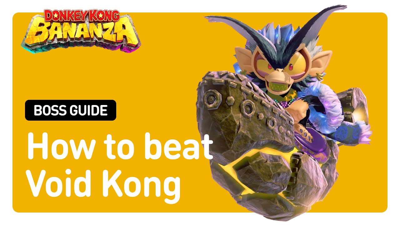 Donkey Kong Bananza - Void Kong Boss Fight Made EASY! 💥 Best Strategy & Tips | Boss Guide