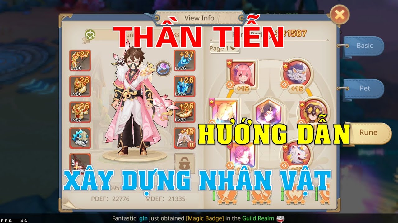 THẦN TIỄN (Windtalker) - Cách Build Chỉ Số, Skill, Pet, Rune | Cloud Song VNG