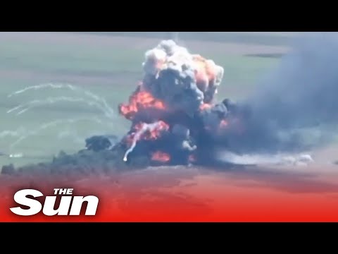 Ukraine's 53rd Mechanized Brigade destroy Russian armoured personnel carrie.