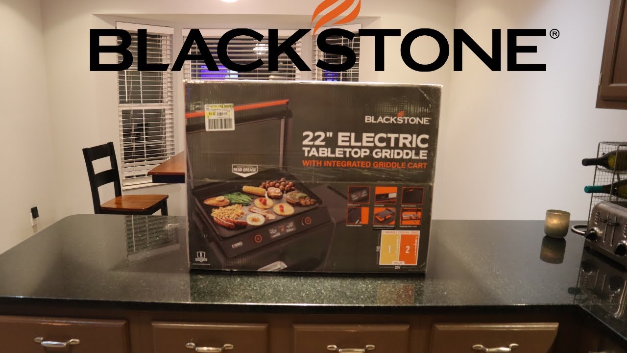 Blackstone E-Series 22 Electric Tabletop Griddle w/ Prep Cart