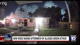 Videos offer clues in Miami arson