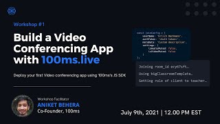 Building a Video Conferencing App with 100ms.live