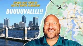 Map Tour of Jacksonville Florida | Living in Jacksonville | Moving to Jacksonville in 2023