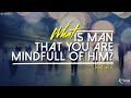 28-10-2025 "What is man that You are mindful of him?"