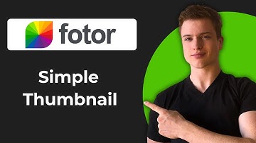 How To Make Simple Thumbnail On Fotor (Full Guide)
